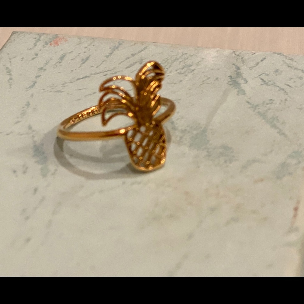 J. Crew Pineapple Ring Size 7 - image 2